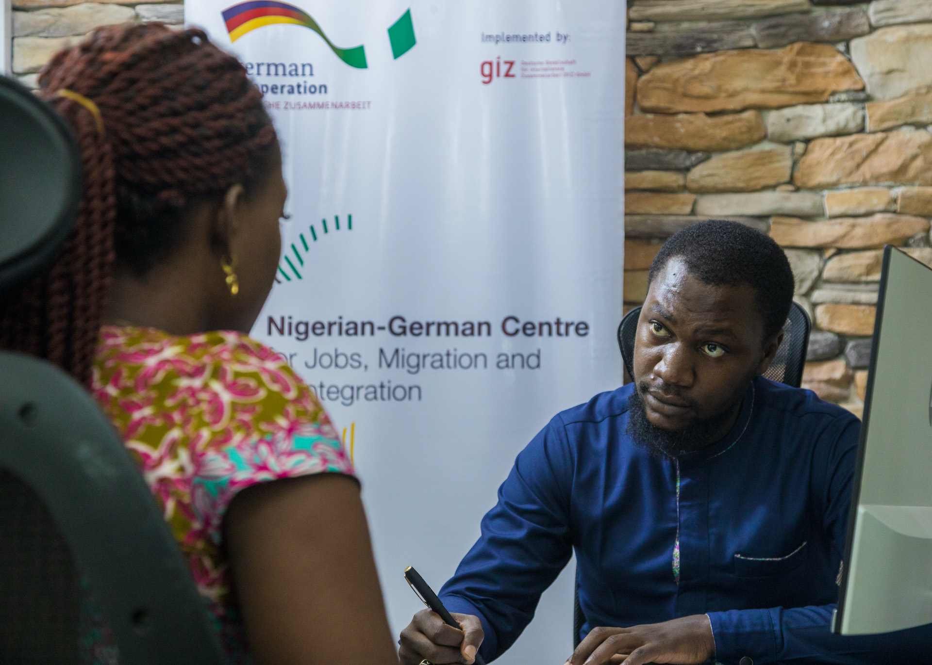 Beratung im GIZ Zentrum Nigeria
