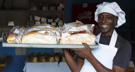 Rückkehr nach Ghana: Richard arbeitet als selbstständiger Bäcker in seinem Traumberuf