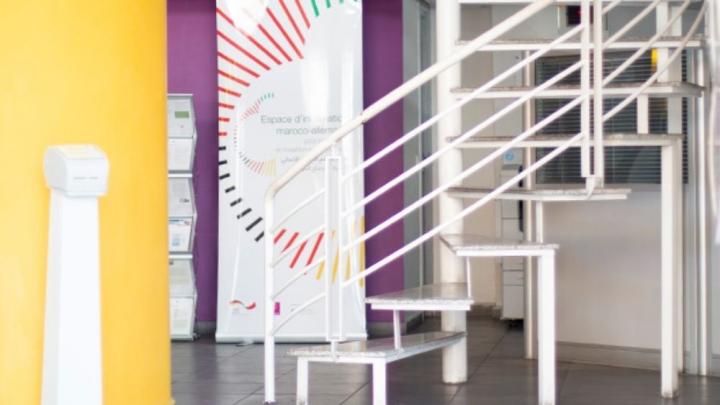 Im Foyer des Beratungszentrums
